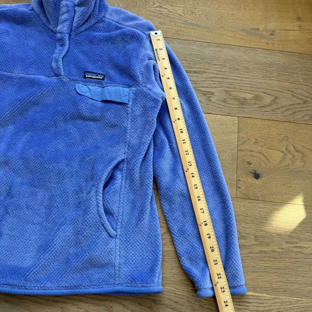 Patagonia Women Re-Tool Snap-T Fleece Pullover‎ Blue Polartec 25442 Large